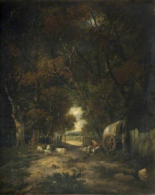 Walnut Tree Walk , Earlham, 1849, Samuel David Colkett