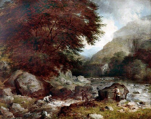 Trout Fishing in North Wales, 1855, Samuel Eglington