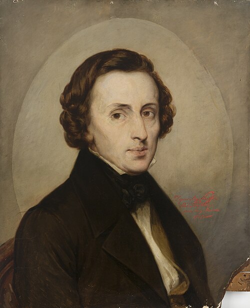 Portrait of Fryderyk Chopin (1810–1849), 1858, Stanislas Stattler