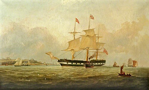 'West Derby' off Egremont, Entering the Mersey, , Thomas Dove