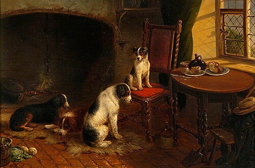 Interior with Four Dogs, , Thomas Smythe
