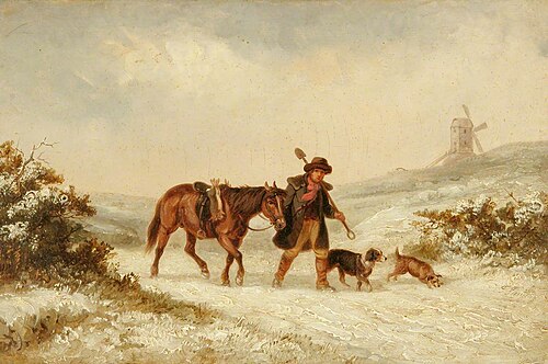The Rabbit Catcher and His Horse, Winter, , Thomas Smythe
