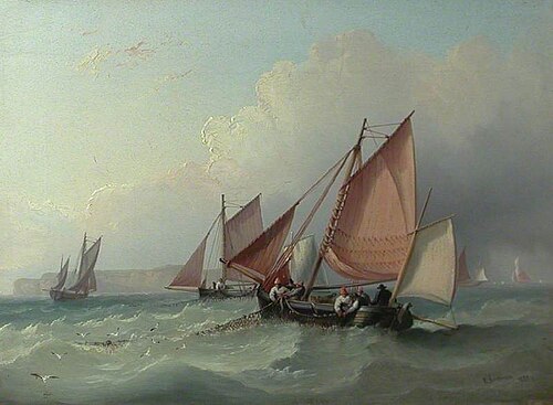 Herring Fishing, 1852, William Garthwaite