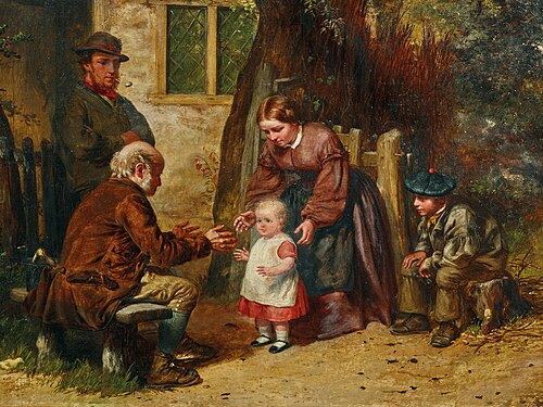 Grandfather’s Favourite, 1865, William Bromley