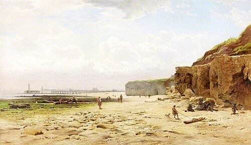 Roker Beach, 1872, William Crosby