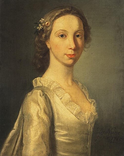 Portrait of a Young Lady, 1745, William Denune