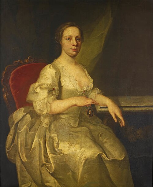 Portrait de femme, 1742, William Denune