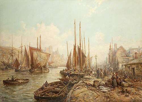 Peel Harbour, 1896, William Edward Webb
