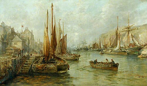 Harbour Scene, , William Edward Webb