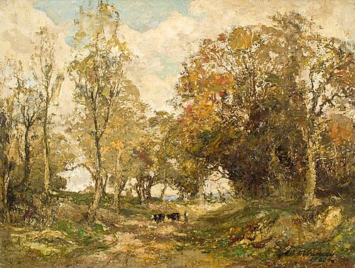 A Woodland Glade, 1900, William Mouncey