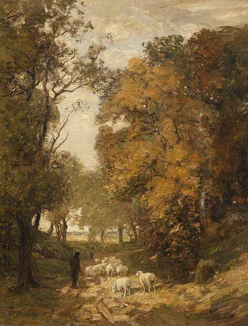 Autumn in the Woods, , William Mouncey