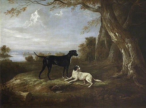 Two Retrievers and a Dead Pheasant, 1822, William Webb