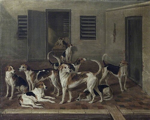 Foxhounds in Kennels, 1823, William Webb