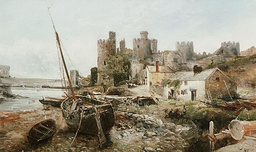 Conway Castle, 1880, William Webb