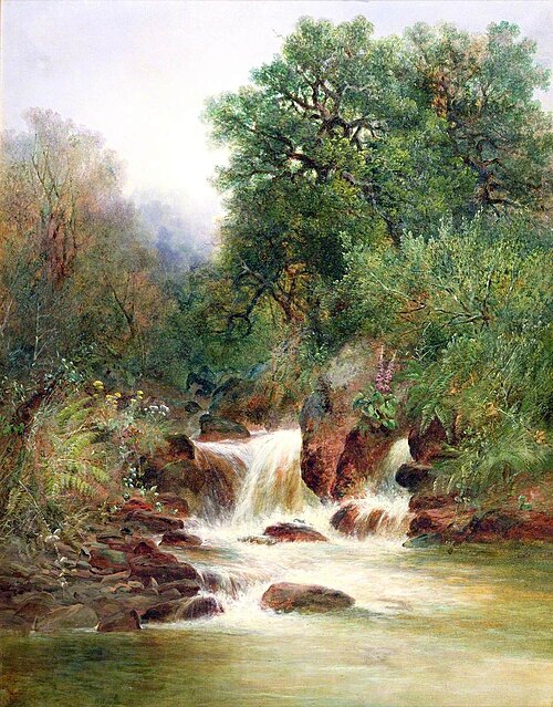 View in Gidley Park, Devon, 1868, William Widgery
