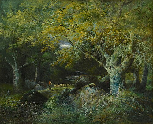 Beechwood Scene, 1870, William Widgery
