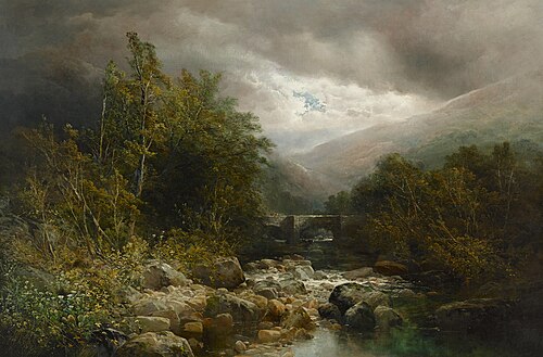 Fingle Bridge, Dartmoor, Devon, , William Widgery