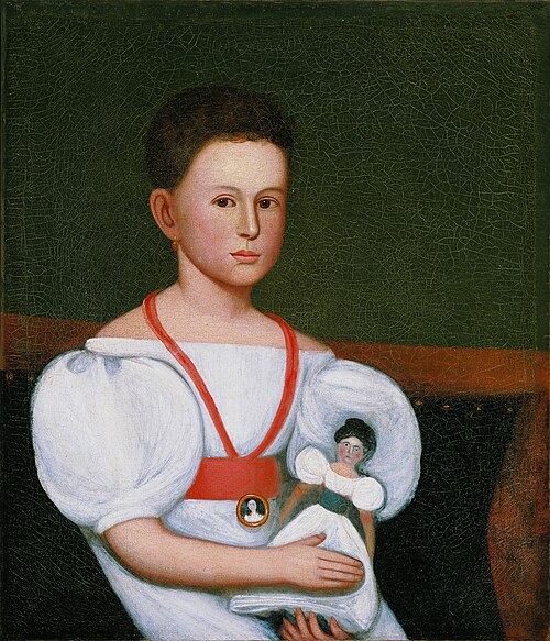Seated Girl, 1835, Zedekiah Belknap