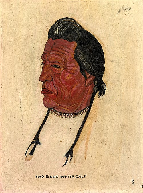 Two Guns White Calf, 1900, Benjamin H. Frayser