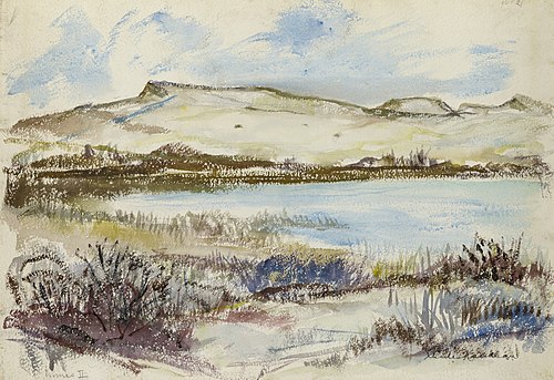 Landscape...Dunes II, 1931, Charles Anton Kaeselau