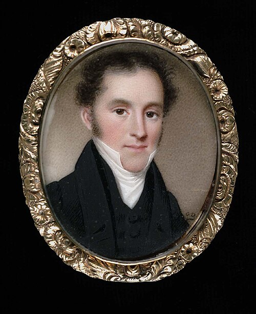 Portrait of a Gentleman, 1825, George Dame
