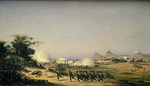 Attaque et prise de Canton, 1869, Pierre-Émile Berthélemy