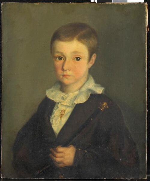 Le Comte de Paris enfant, 1845, Victor-Marie Roussin