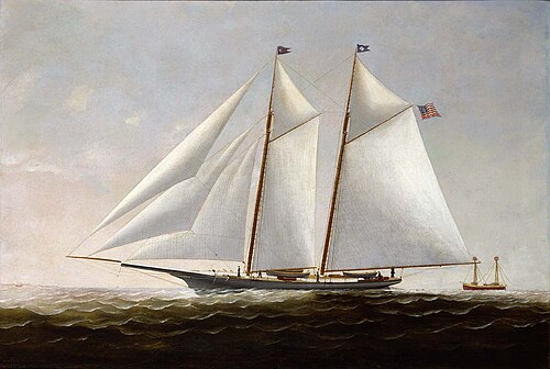 The Yacht America, 1877, Charles S. Raleigh