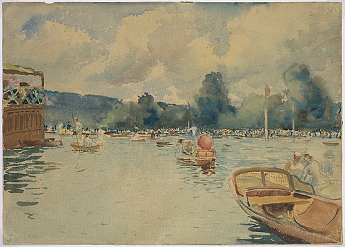Henley: The Regatta, 1890, Ralph Wormeley Curtis