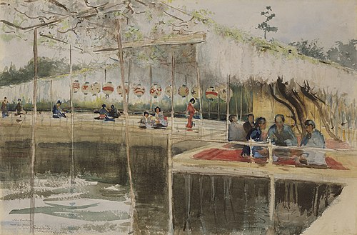 A Japanese Tea-House, 1891, Ralph Wormeley Curtis