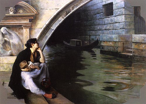 The Bridge of Sighs, Venice, , Ralph Wormeley Curtis