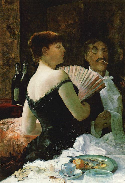 James McNeill Whistler at a Party, 1850, Ralph Wormeley Curtis
