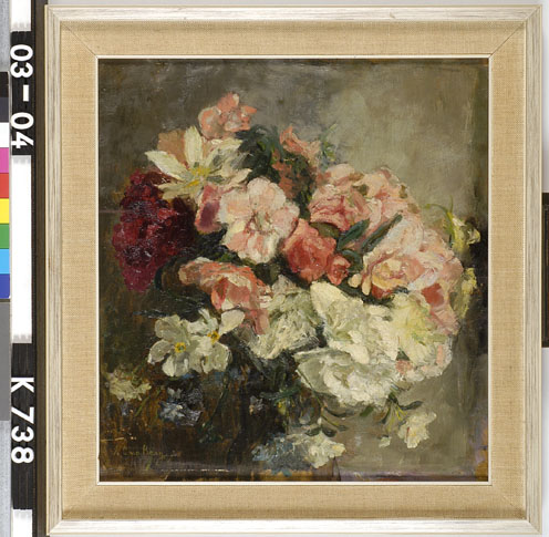 Bloemenstilleven, 1921, Ans C. Berg