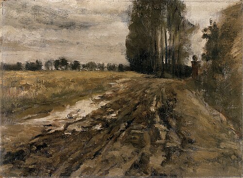 Chemin de campagne après la pluie, , Jacques de Lalaing