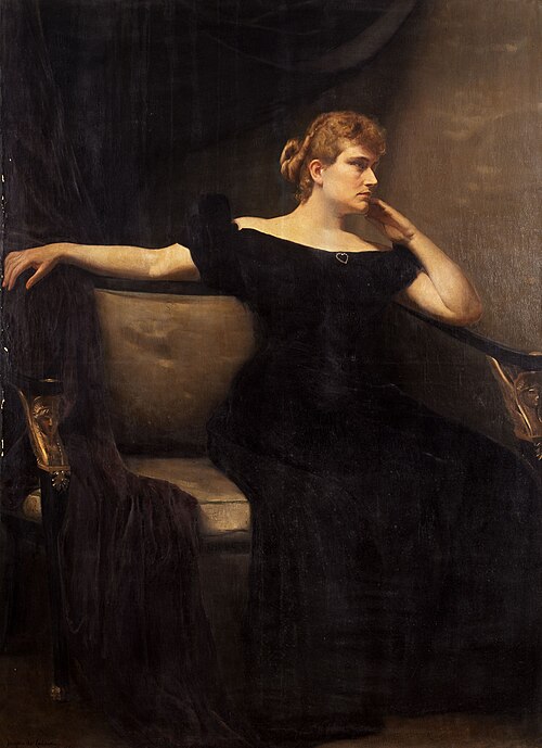 Portrait de la marquise Jeanne de Tallenay, 1894, Jacques de Lalaing