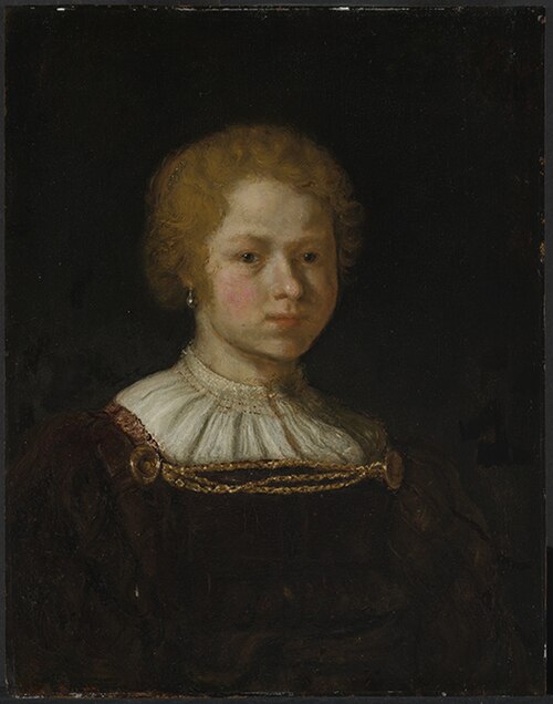 Portret van een dienstmeisje, 1665, Abraham van Dijck
