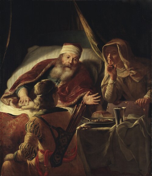 Isaac Blessing Jacob, , Abraham van Dijck