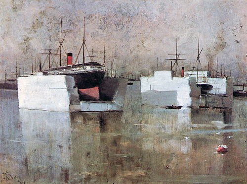 Diques de Valparaíso, 1884, Ramón Subercaseaux Vicuña