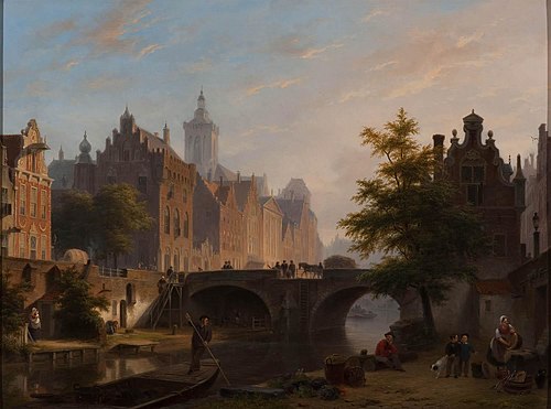 De Oude Gracht in Utrecht, , Bartholomeus Johannes van Hove