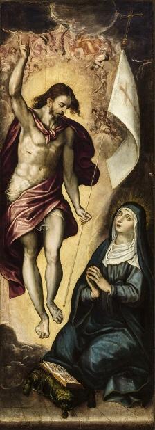 Aparición de Cristo resucitado a la Virgen, 1560, Luis de Vargas