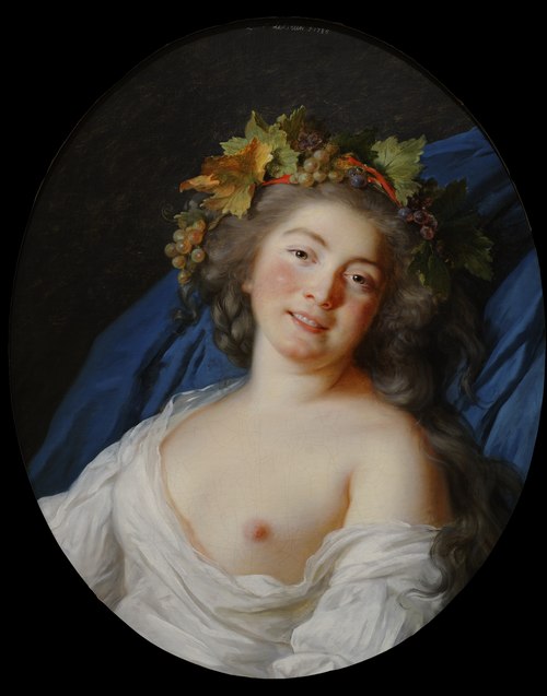 Sophie de Tott en bacchante, 1785, Élisabeth Vigée Le Brun