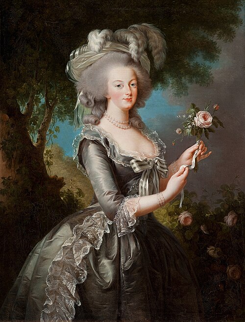 Marie-Antoinette dit « à la Rose », 1783, Élisabeth Vigée Le Brun