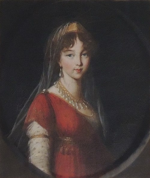 Elizaveta Alexeevna in red dress, , Élisabeth Vigée Le Brun