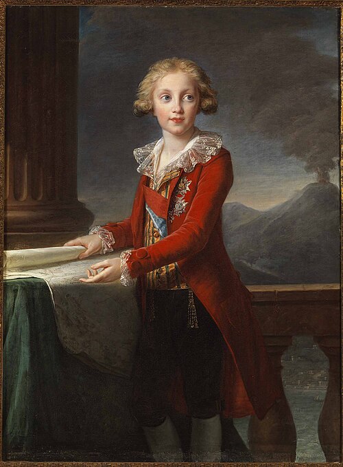 Portrait du jeune Francesco de Bourbon-Sicile, 1790, Élisabeth Vigée Le Brun