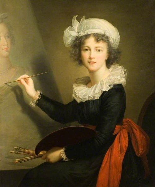 The Artist at Work (Self Portrait), 1791, Élisabeth Vigée Le Brun