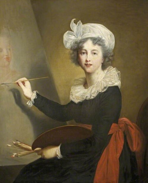The Artist at Work (Self Portrait), , Élisabeth Vigée Le Brun