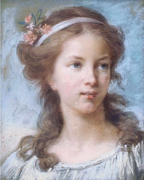 Selbstporträt at age sixteen, 1771, Élisabeth Vigée Le Brun