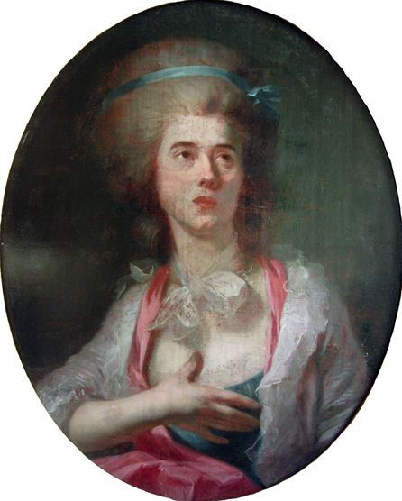 Porträt der Françoise-Augustine Duval d'Eprémesnil (1749-1794), Ehefrau von Jean-Jacques Duval d'Epr, 1778, Élisabeth Vigée Le Brun