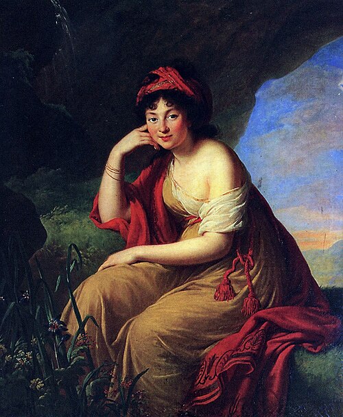 Pelagia Sapieha née Potocka, 1798, Élisabeth Vigée Le Brun