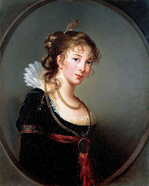 Luiza z Hohenzollernów Radziwiłłowa (1770-1836), 1802, Élisabeth Vigée Le Brun